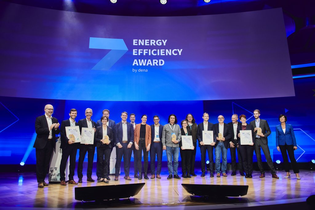 Auszeichnung von Netzwerkunternehmen beim Energy Efficiency Award 2022