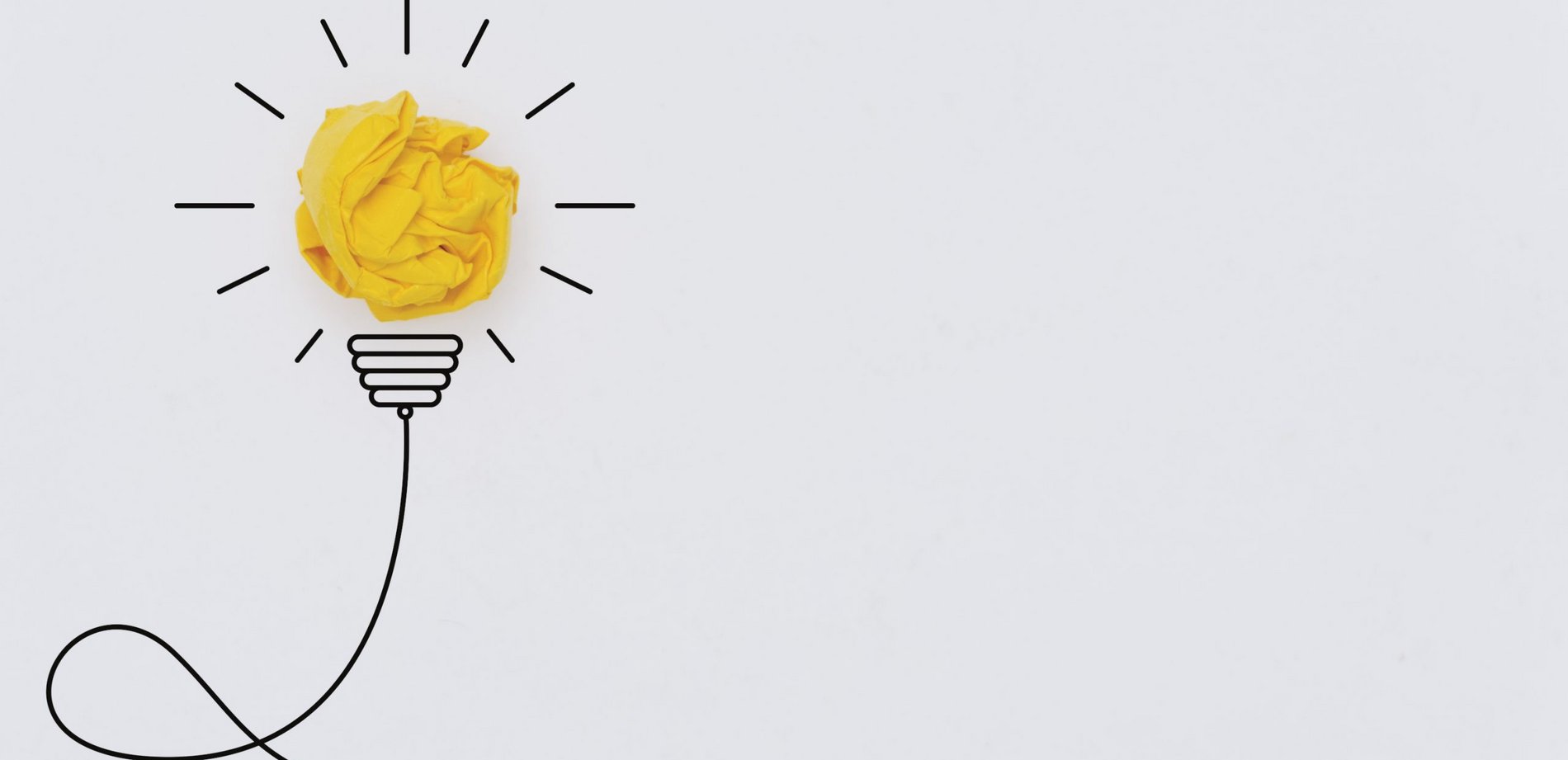 Konzept, Glühbirne aus Papier, die wie eine Idee leuchet. Bildquelle: Constantine Johnny