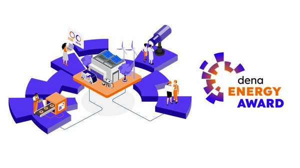 Eine bunte Grafik als Keyvisual zum dena Energy Award