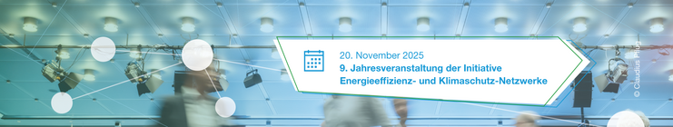 Infobanner mit dem Veranstaltungsdatum der Jahresveranstaltung am 20. November 2025 von 10 bis ca. 18:30 Uhr im Haus der Wirtschaft in Berlin.