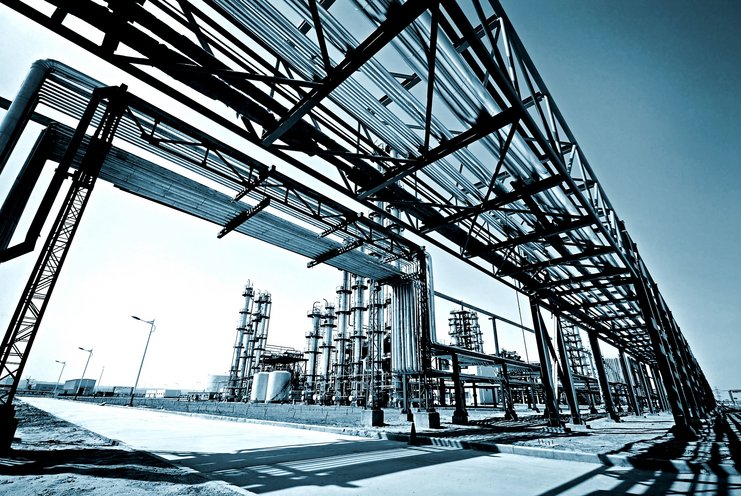 Überirdisch verlaufenden Rohre