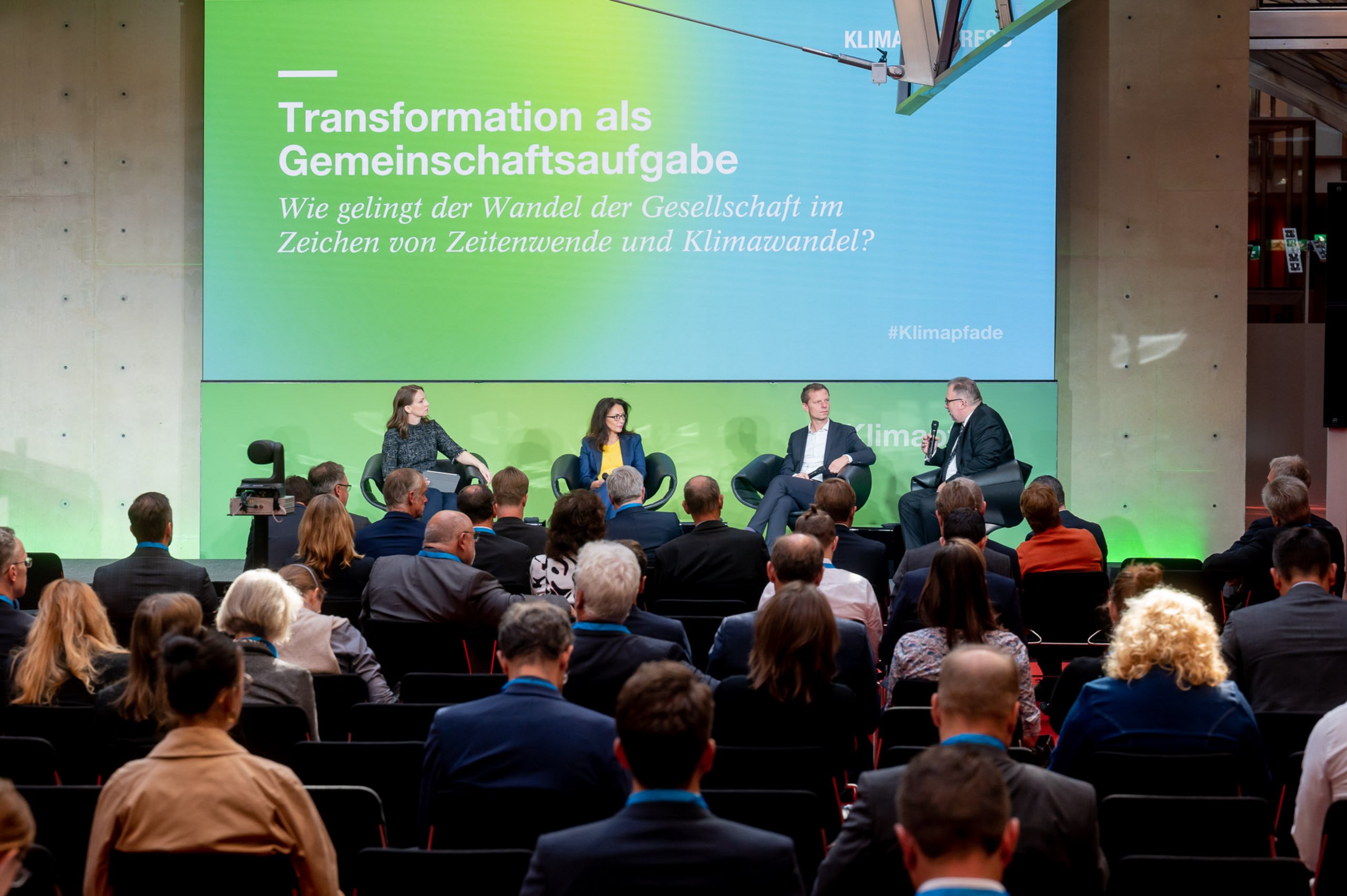 Panel Transformation: Wie gelingt der Wandel der Gesellschaft im Zeichen von Zeitenwende und Klimawandel? © Christian Kruppa